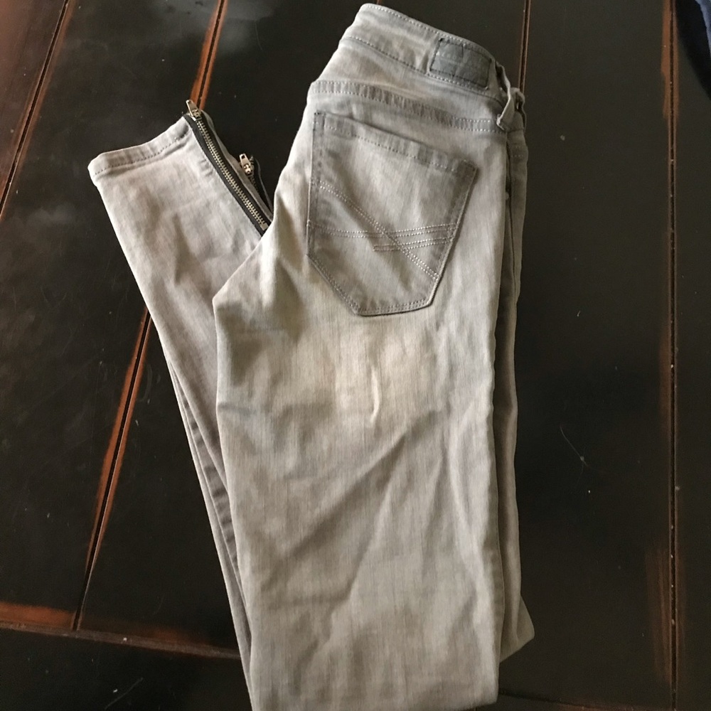 Gray jeans